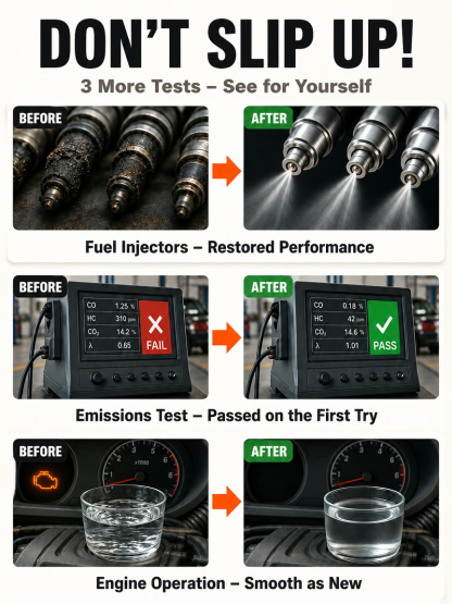"One more tank goes 100 kilometers further!" Multi-functional fuel additive