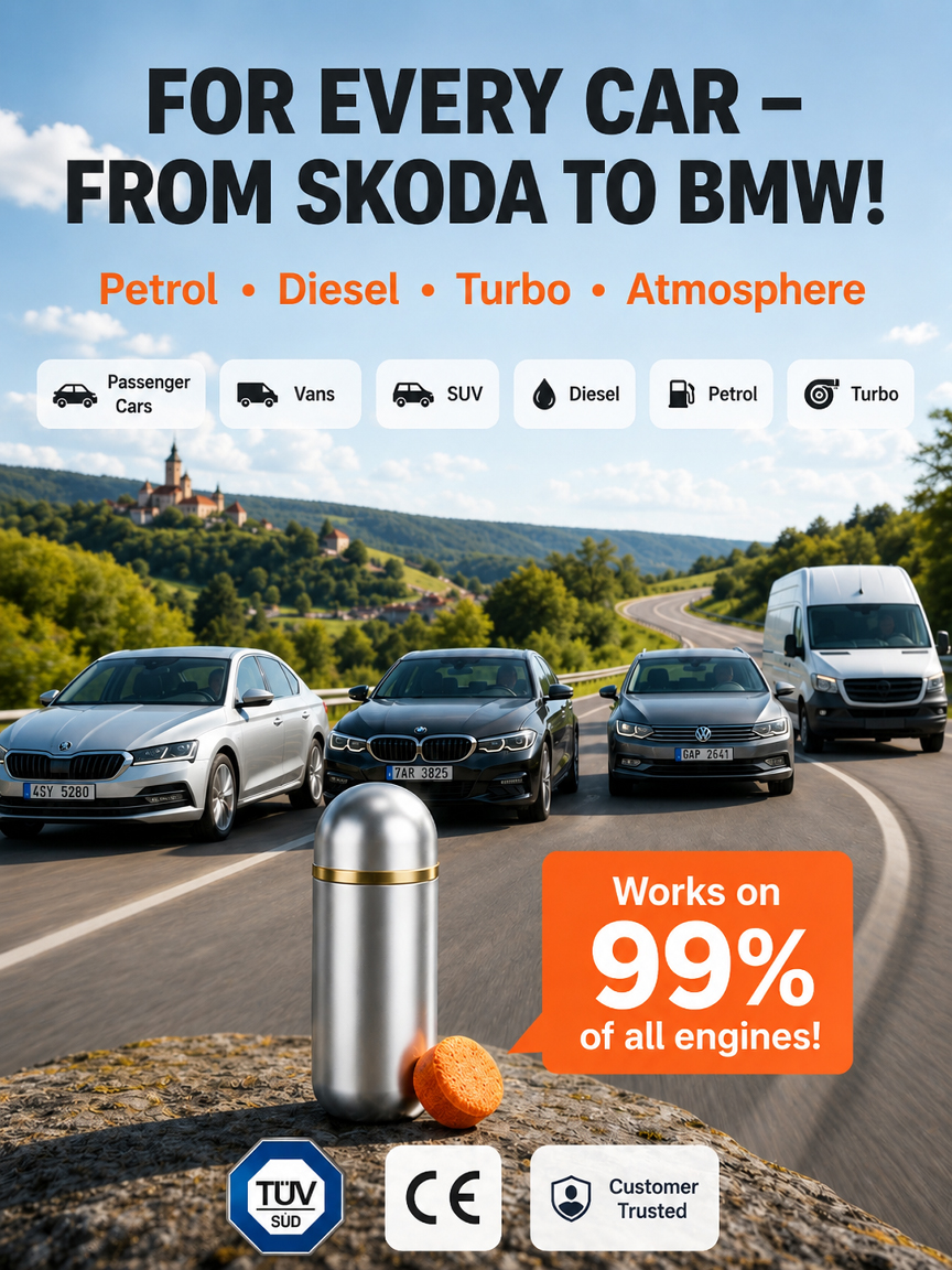 "One more tank goes 100 kilometers further!" Multi-functional fuel additive