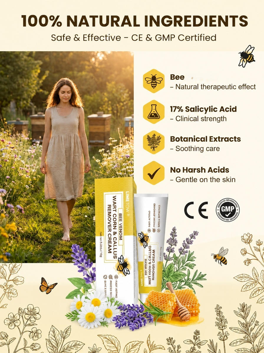 Bee-derived active ingredients Calluses Removal Cream