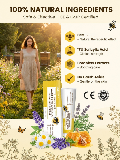 Bee-derived active ingredients Calluses Removal Cream