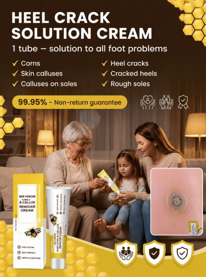 Bee-derived active ingredients Calluses Removal Cream