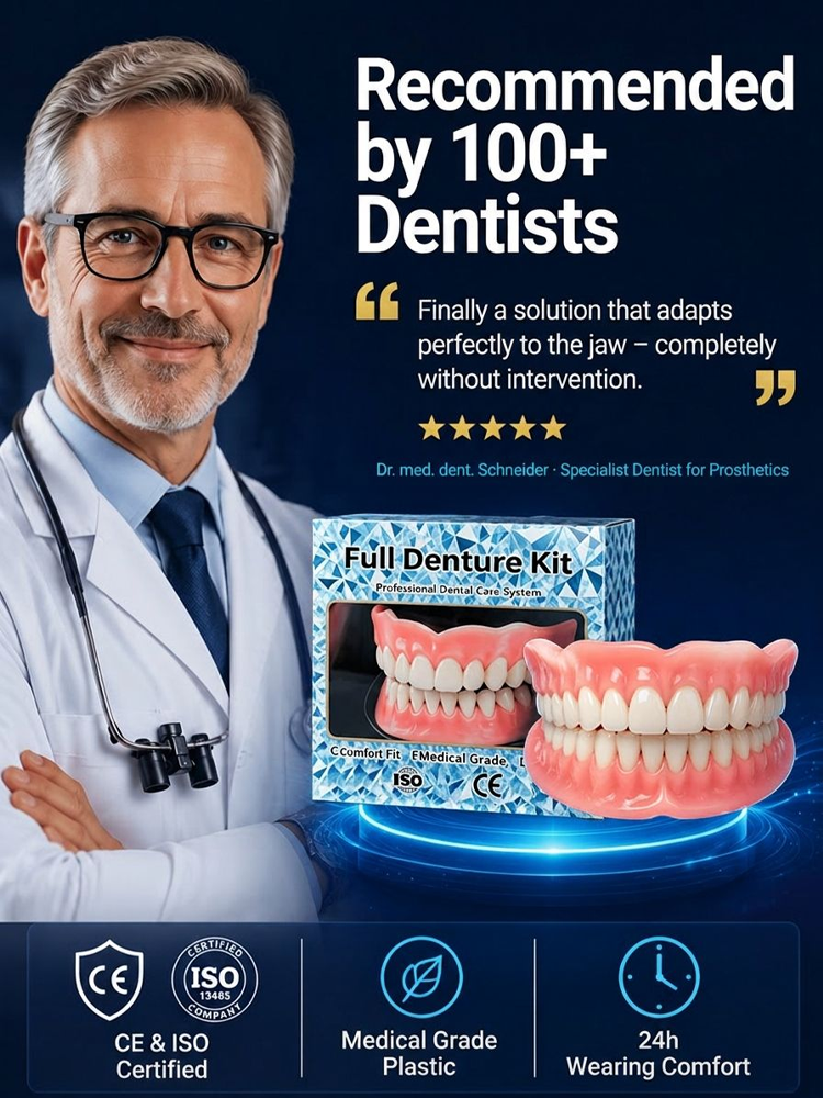 [Protect Your Perfect Smile] Fully Customized Denture Set