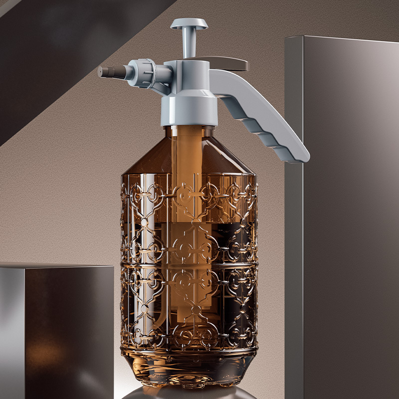 Portable plant spray watering can