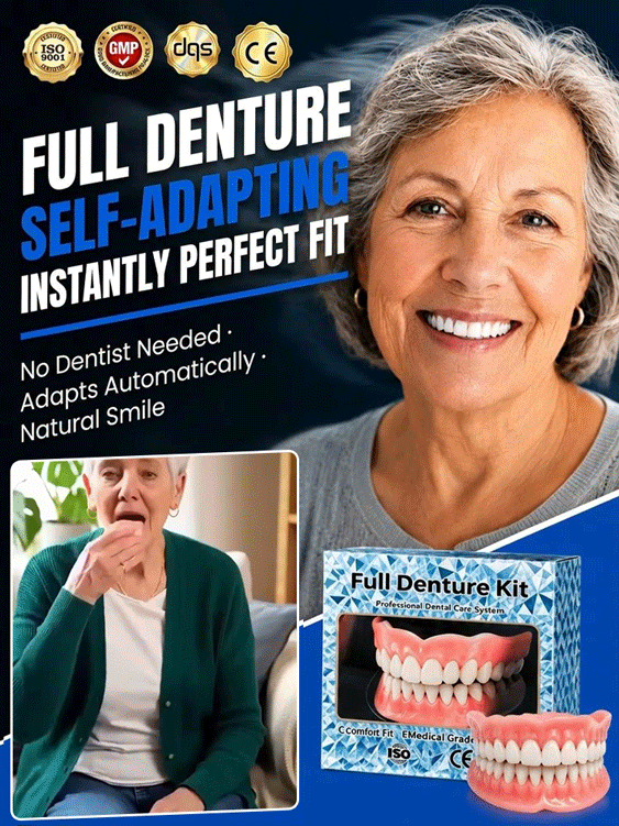[Protect Your Perfect Smile] Fully Customized Denture Set
