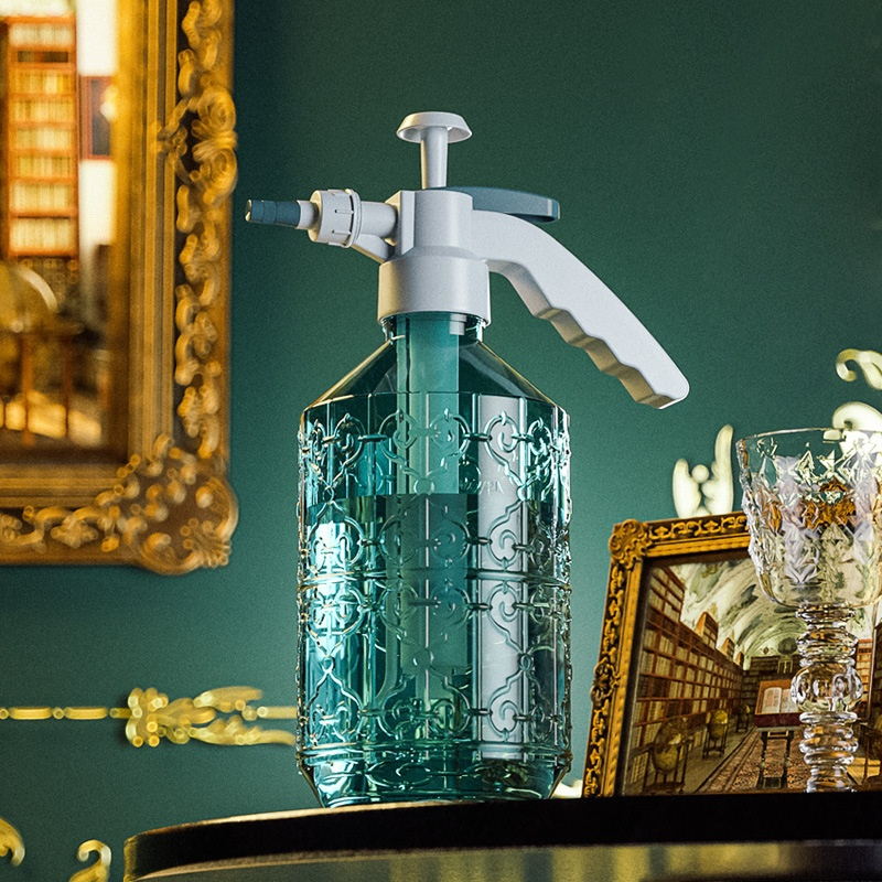 Portable plant spray watering can