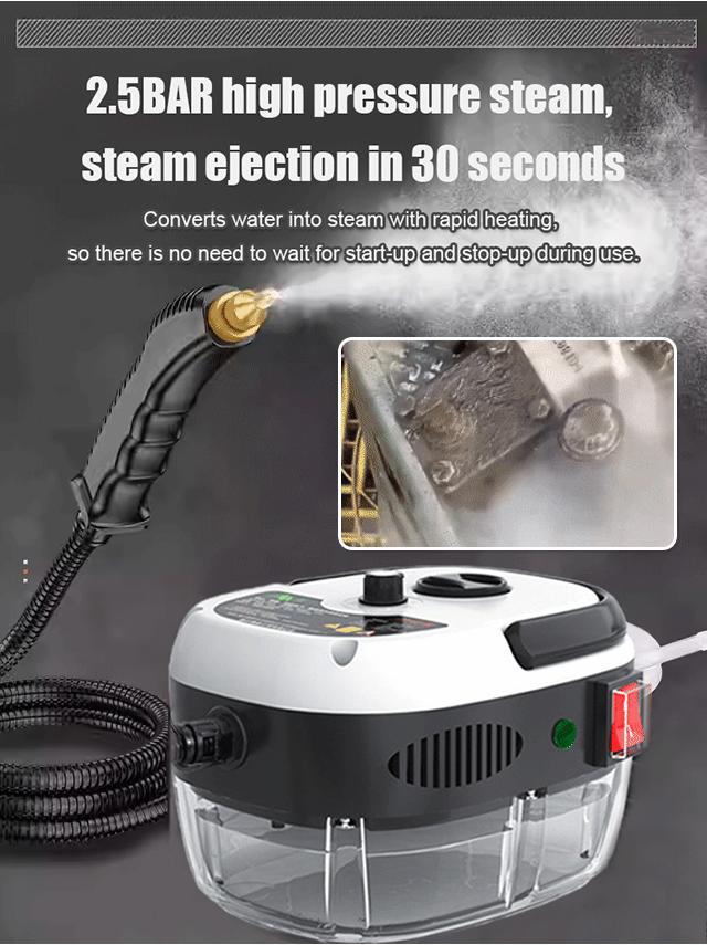 High temperature and high pressure steam cleaning machine
