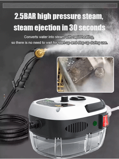 High temperature and high pressure steam cleaning machine