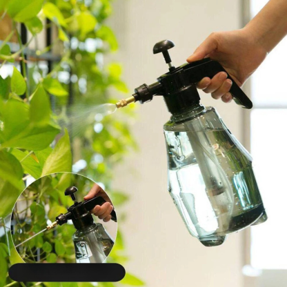 Portable plant spray watering can