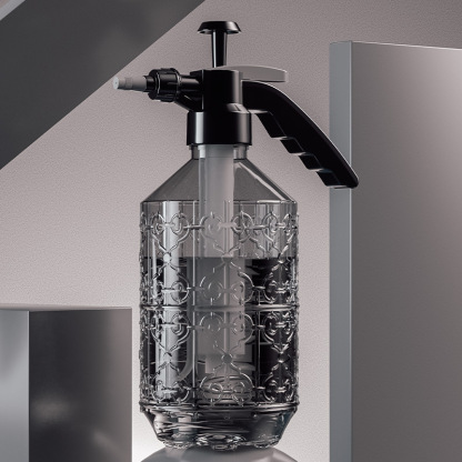 Portable plant spray watering can