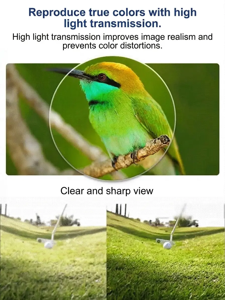 Anti-blue light automatic zoom reading glasses