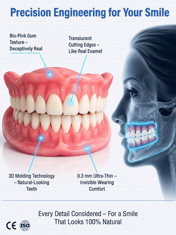 [Protect Your Perfect Smile] Fully Customized Denture Set