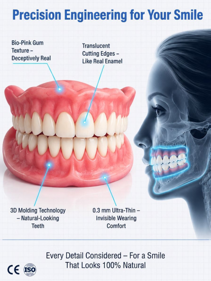 [Protect Your Perfect Smile] Fully Customized Denture Set