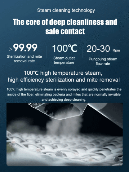 High temperature and high pressure steam cleaning machine
