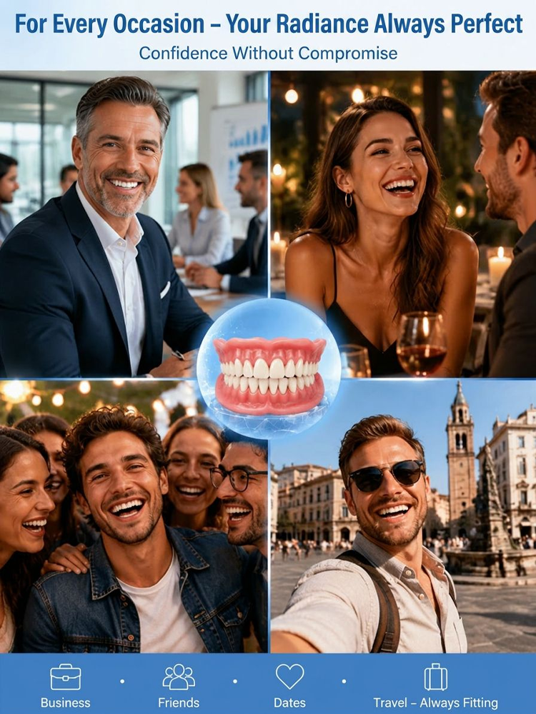 [Protect Your Perfect Smile] Fully Customized Denture Set