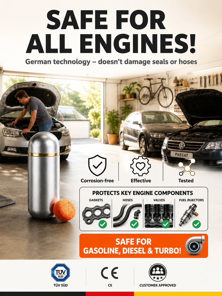 "One more tank goes 100 kilometers further!" Multi-functional fuel additive