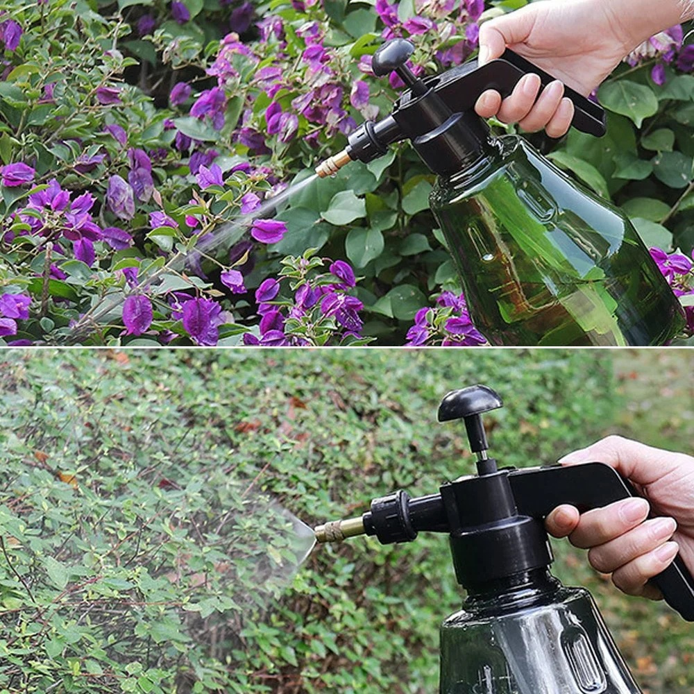 Portable plant spray watering can