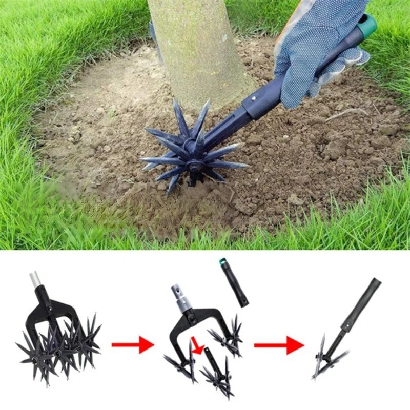 Garden soil tillage and loosening tools