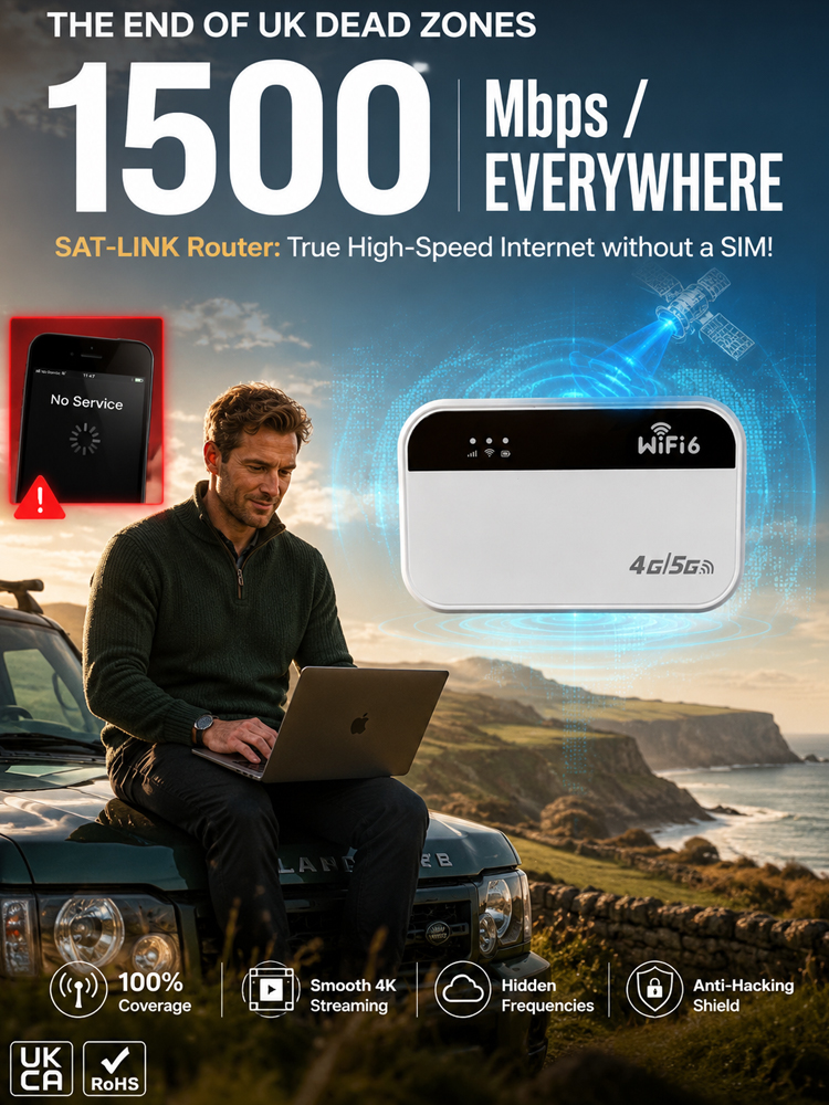 [Global Coverage, Free for Life] Boundless Portable Wi-Fi