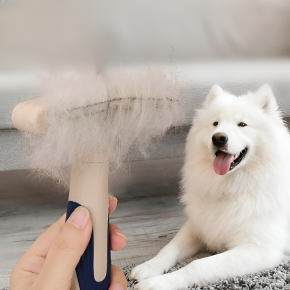 Háziállat bontó fésű, karmoló, szőrtelenítő kefe