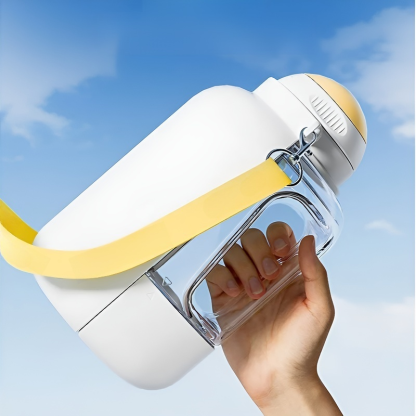 Utazó nagy kapacitású ivópalack háziállatok számára