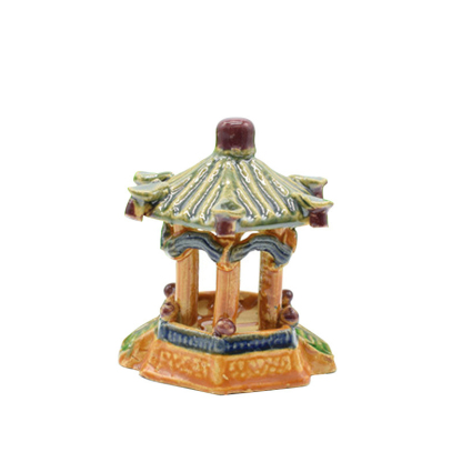 Aquarium Landschaftsgestaltung Sechseck-Pavillon Dekoration