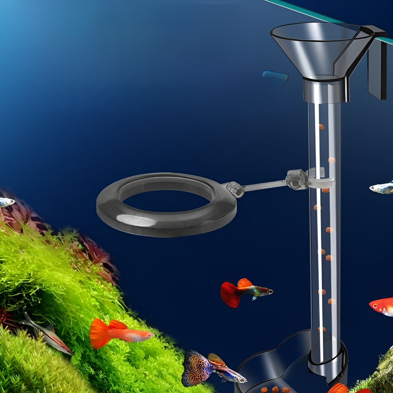 Multifunktionaler Anti-Aufschwimm-Aquarienfutterspender