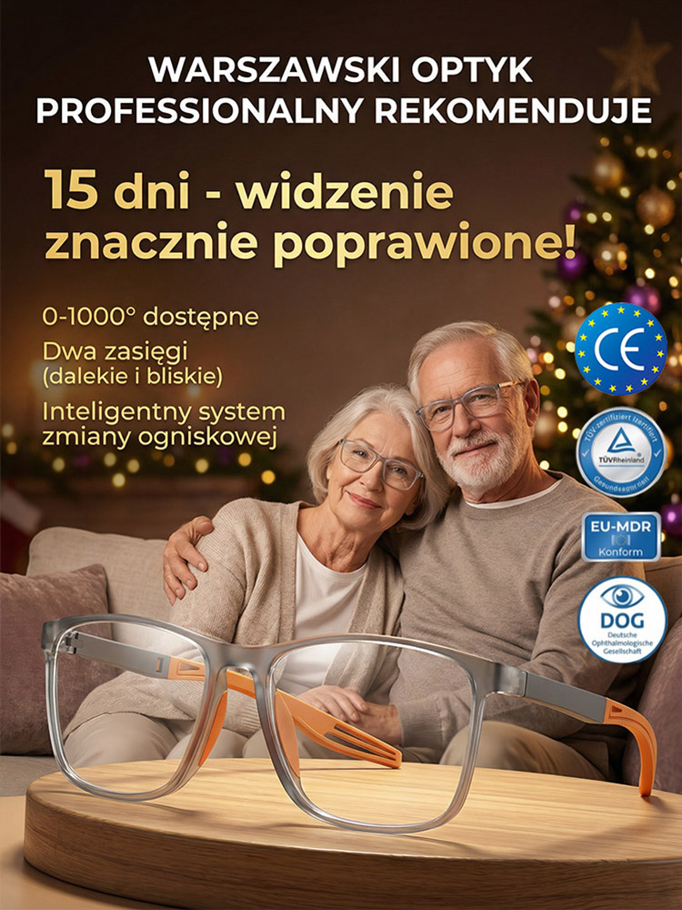 Światowa Nowość] Koniec z Optykiem! Jedyne Inteligentne Okulary, Których Potrzebujesz na Najbliższe 20 Lat