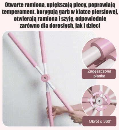 Przyrząd Korekcyjny Kije do Prostowania Pleców i Jogi (-40% Wyprzedaż)