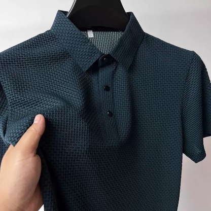 Oddychający T-shirt Męski z Jedwabiu Bambusowego – Chłodzący i Przeciw Poceniu z Bambusa Duże Rozmiary M-5XL