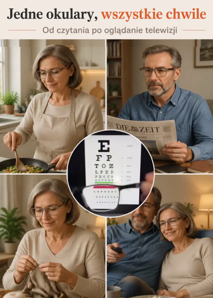 Ultra HD TR Komfortowe okulary dla starszych