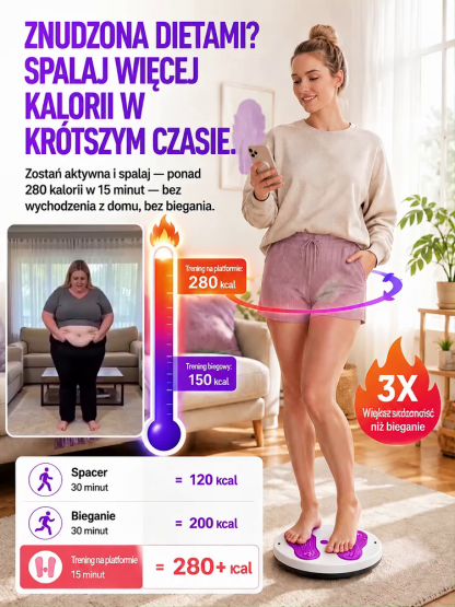Magnetyczny Twister Obrotowy 3D – Dysk do Ćwiczeń Talia Osy (120kg)