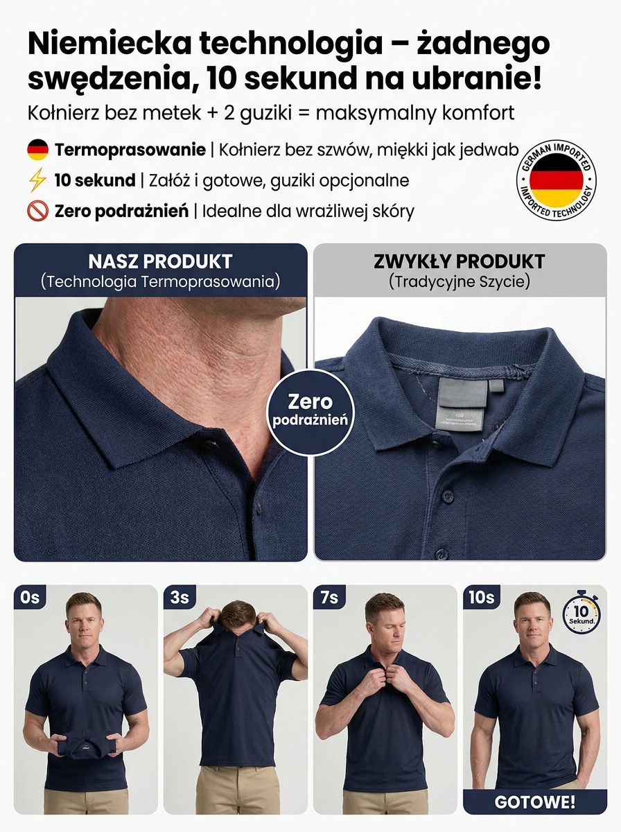 Oddychający T-shirt Męski z Jedwabiu Bambusowego – Chłodzący i Przeciw Poceniu z Bambusa Duże Rozmiary M-5XL