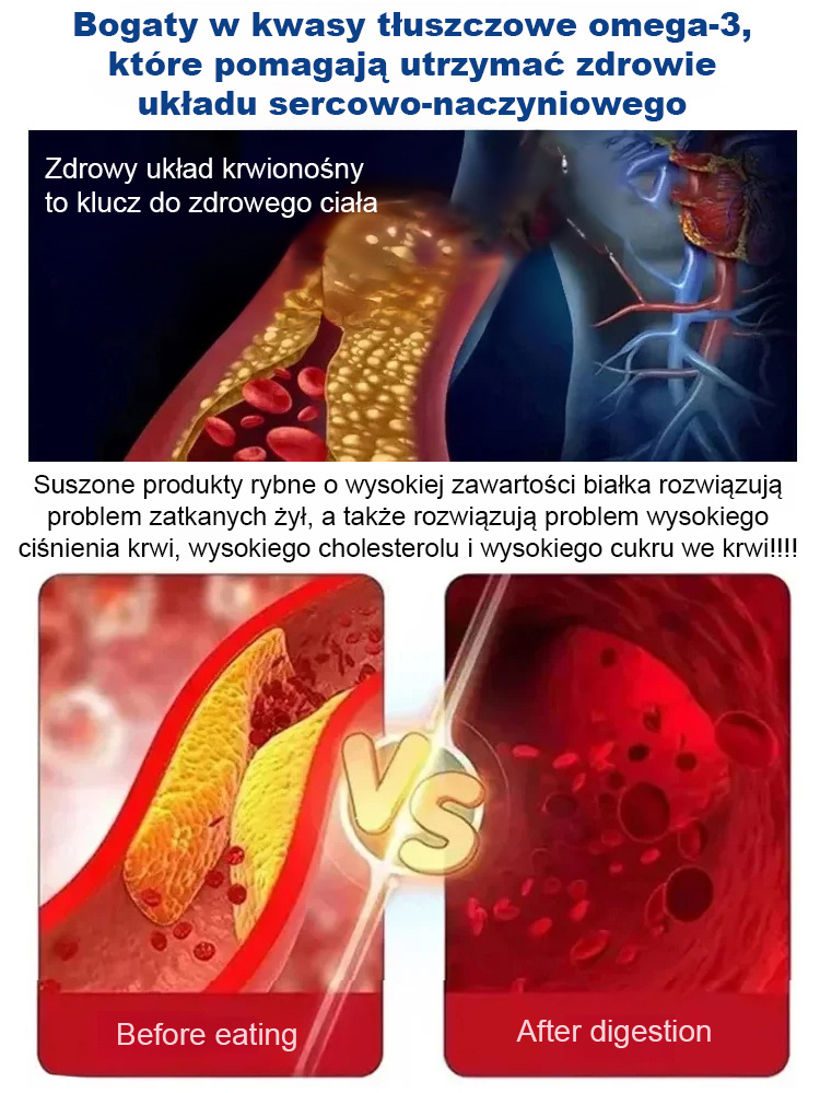Chrupiące Suszone Ryby Morskie (100% Naturalne) – Do Spożycia w Całości, Bez Ości