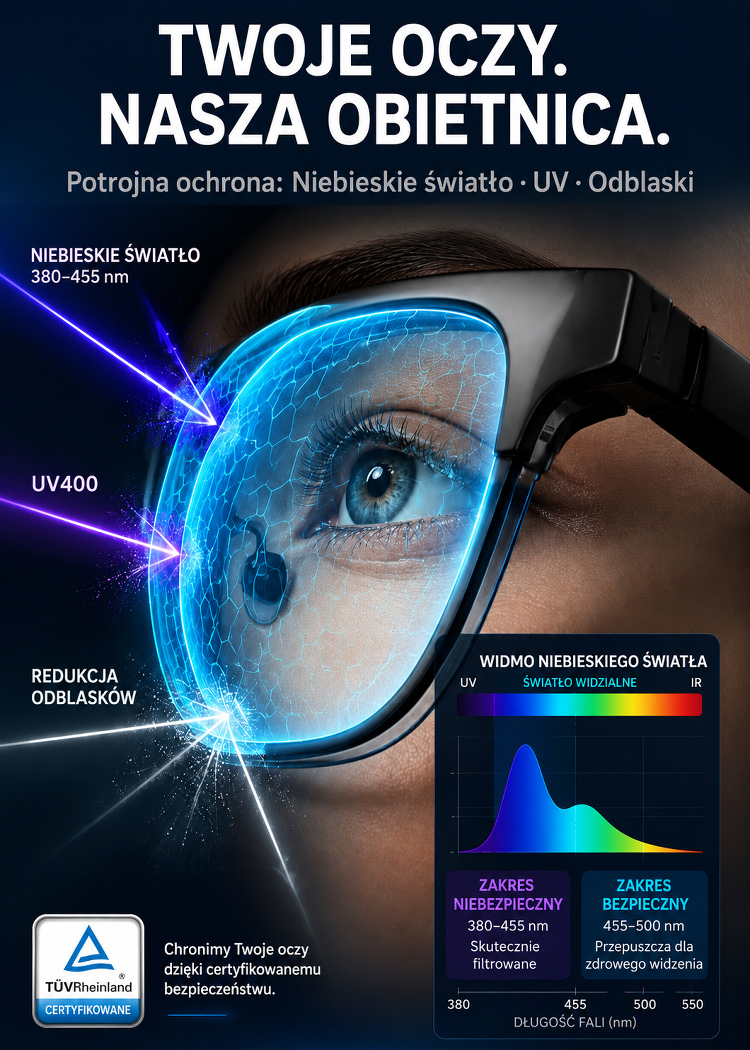 Ultra HD TR Komfortowe okulary dla starszych