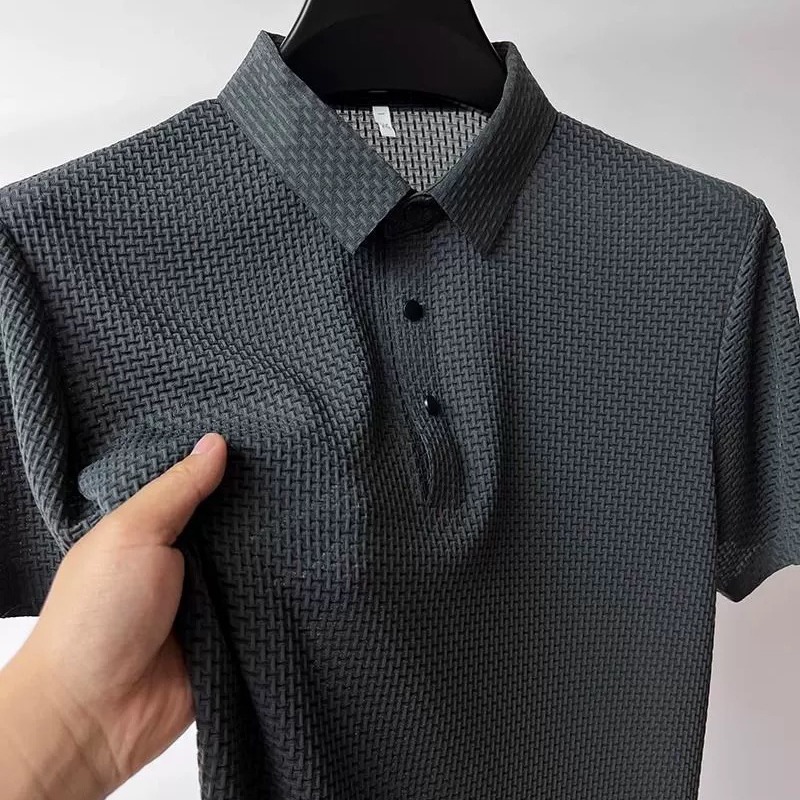 Oddychający T-shirt Męski z Jedwabiu Bambusowego – Chłodzący i Przeciw Poceniu z Bambusa Duże Rozmiary M-5XL