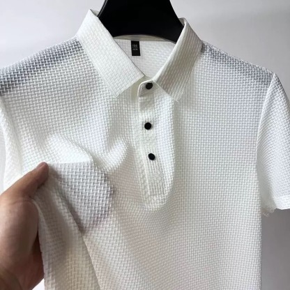 Oddychający T-shirt Męski z Jedwabiu Bambusowego – Chłodzący i Przeciw Poceniu z Bambusa Duże Rozmiary M-5XL
