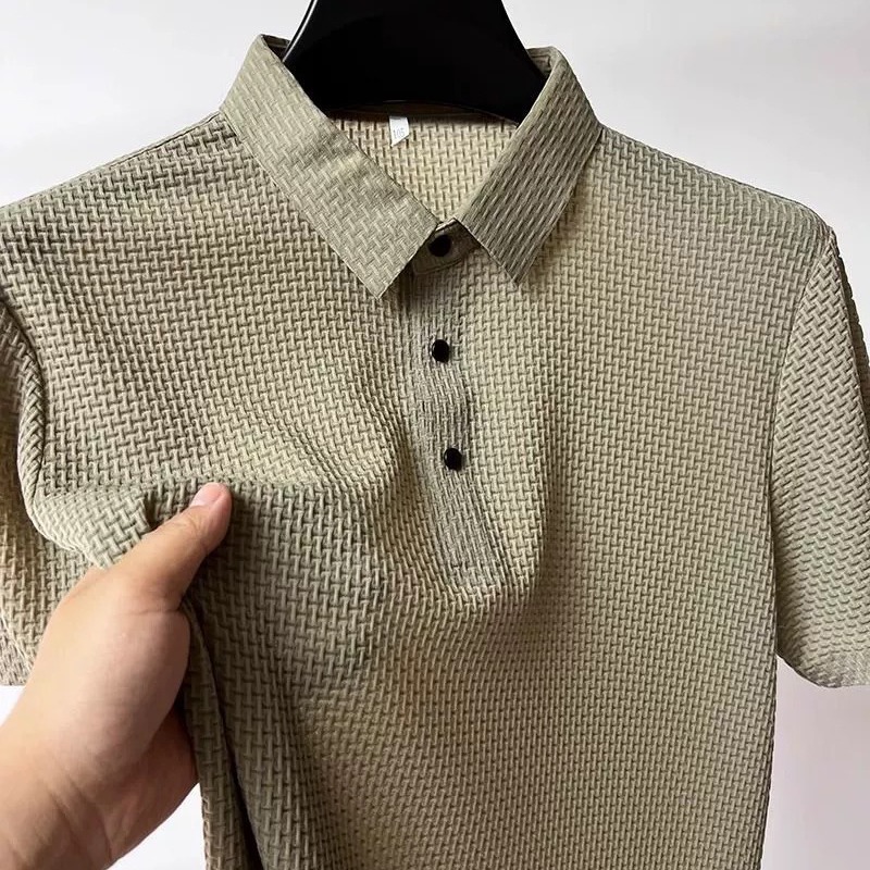 Oddychający T-shirt Męski z Jedwabiu Bambusowego – Chłodzący i Przeciw Poceniu z Bambusa Duże Rozmiary M-5XL