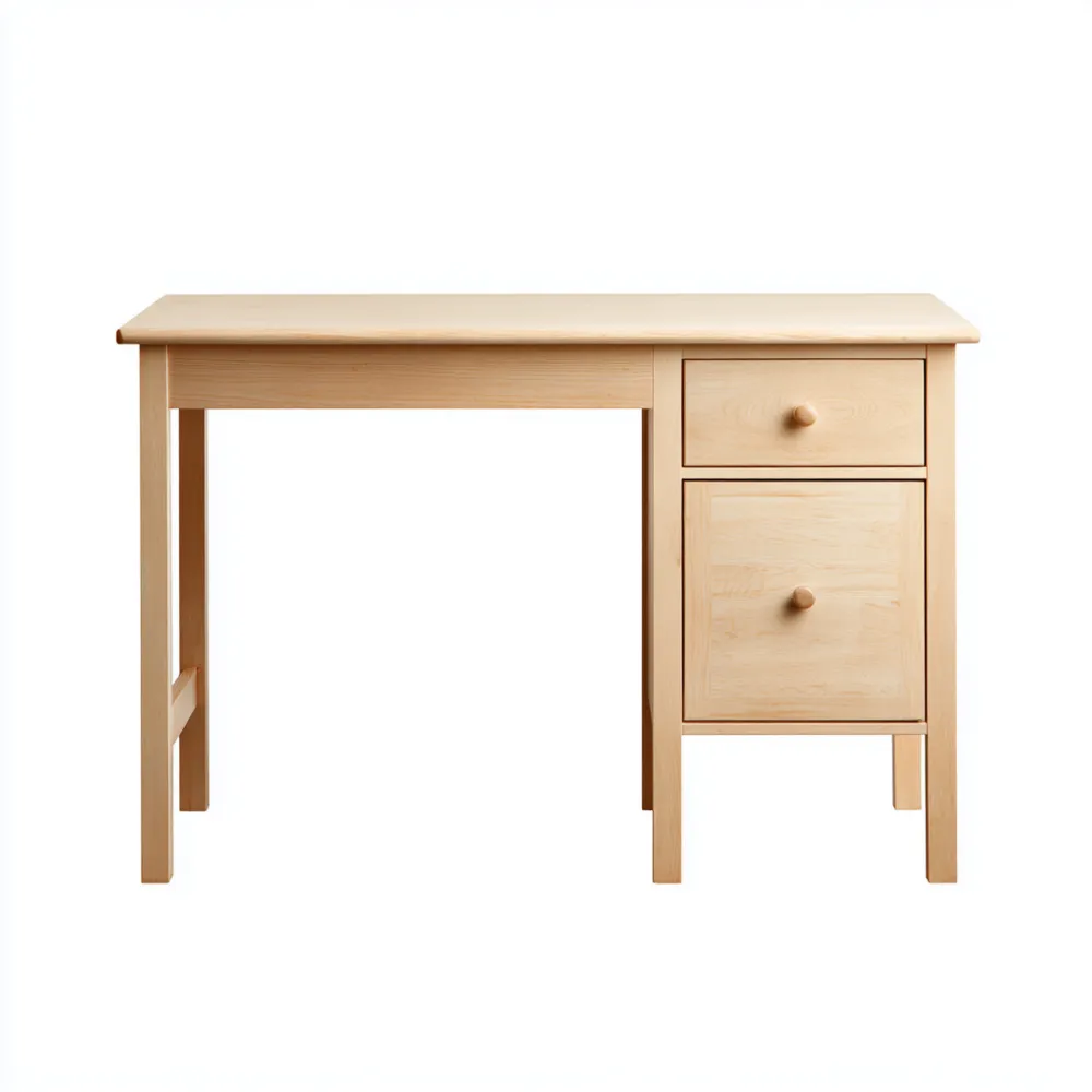 Scrivania in legno con cassetti 120x60x75 cm - Naturale BN2906784