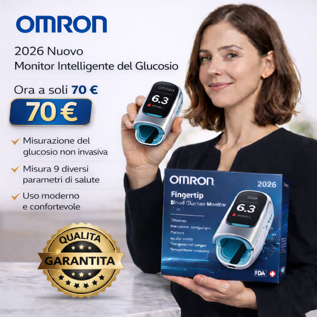 🔥 Basta aghi e dolore! | Omron™ glukometro non invasivo – controllo facile e preciso della glicemia, ovunque tu sia 🔥