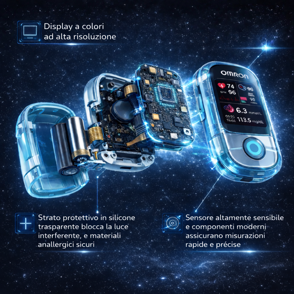 🔥 Basta aghi e dolore! | Omron™ glukometro non invasivo – controllo facile e preciso della glicemia, ovunque tu sia 🔥