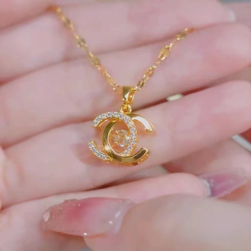 🎁 Žhavý novoroční výprodej 2024 50% sleva na všechny produkty!🎁✨18K náhrdelník Chanel💄