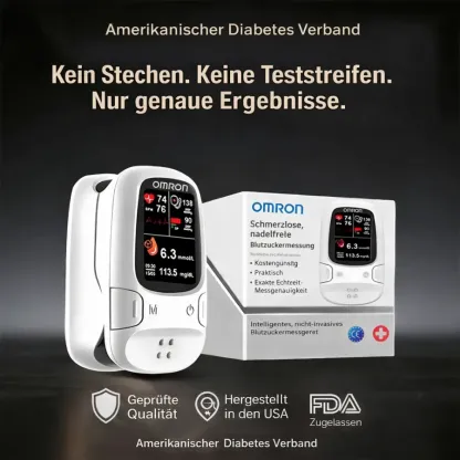 2026 Omron™ präsentiert neues, nicht-invasives, intelligentes Blutzuckermessgerät 🔥Hergestellt in den USA🔥