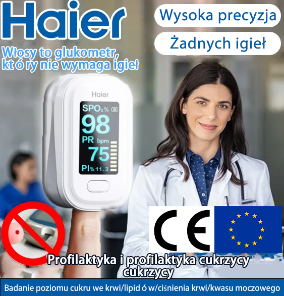 [Pomiar nieinwazyjny] Precyzyjny, nieinwazyjny glukometr firmy Haier