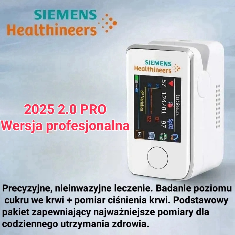 🌈2025 Innowacja w technologii badań medycznych: bezbolesny i nieinwazyjny przenośny glukometr firmy Siemens, monitorowanie poziomu cukru we krwi nigdy nie było tak proste!