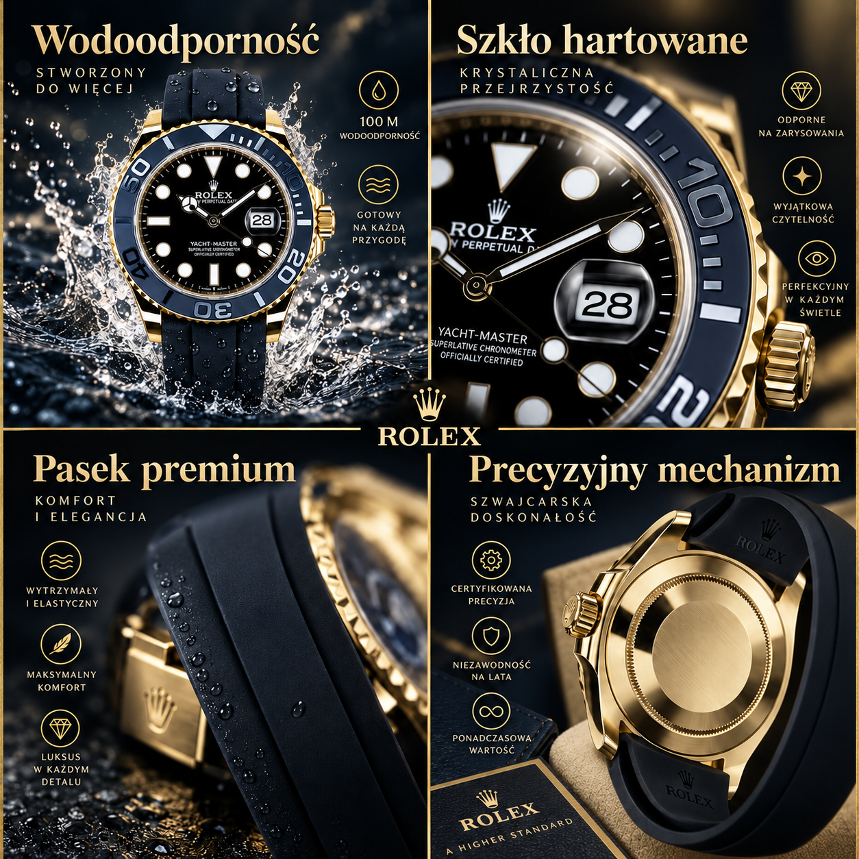 👑 ROLEX – Luksusowy zegarek, który podkreśla klasę i charakter
