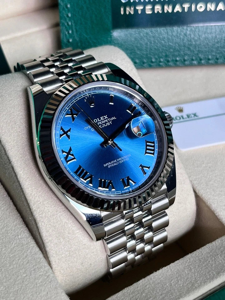 Rolex Datejust 41 z tarczą Azzurro Blue (126334)⌚