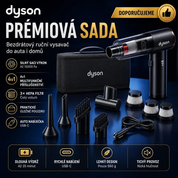 🧹🧹2026 Dyson vřele doporučuje--Bezdrátový ruční vysavač 4v1: Vysává, fouká i nafukuje!🔥🔥