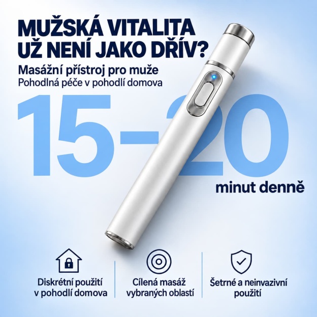 💪💪💪 Podpořte svou vitalitu. Získejte zpět jistotu v intimních chvílích.Pokročilá terapie rázovou vlnou pro podporu sexuálního komfortu mužů a úlevu od potíží svalů, kloubů a šlach.👩‍❤️‍👨👩‍❤️‍👨👩‍❤️‍👨