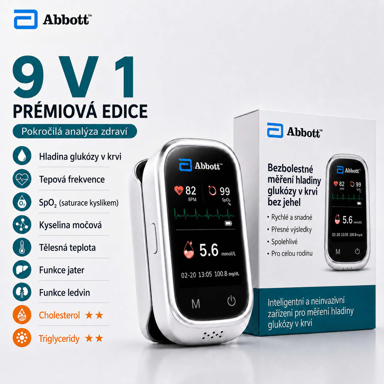 🔥🔥🔥 Jednoduché a pohodlné, inteligentní měření kdykoli ho potřebujete ❤️❤️❤️