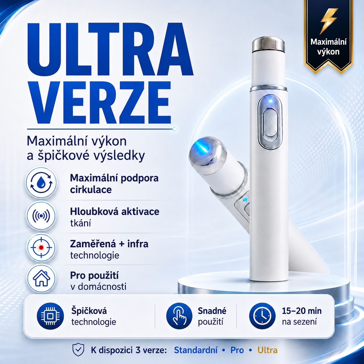 😍😍 Obnovte mužskou vitalitu, znovu získejte sebevědomí. Pokročilá rázová vlnová terapie, která podporuje zlepšení kvality a trvanlivosti erekce a zároveň zmírňuje bolest svalů, kloubů a šlach.💪💪